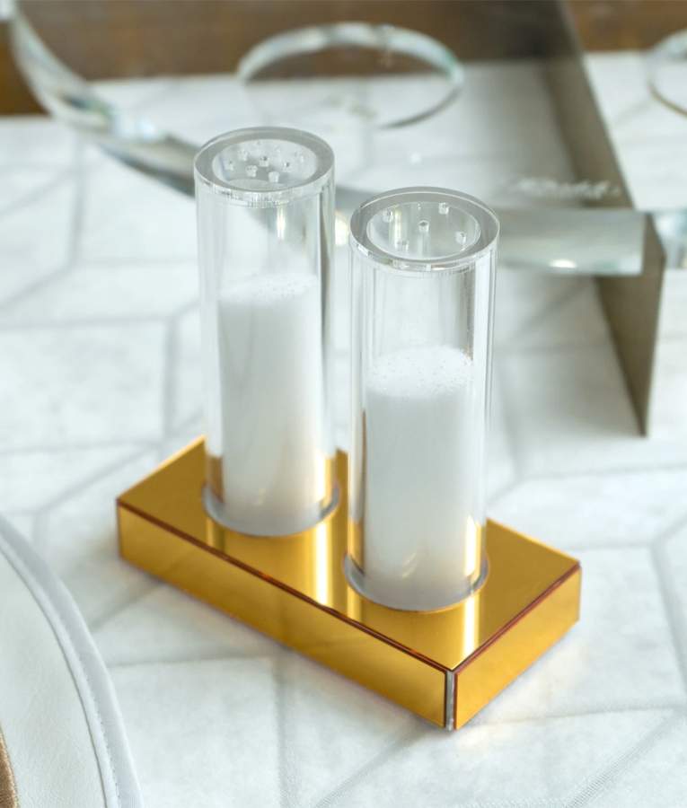 Lucite Salt Shaker