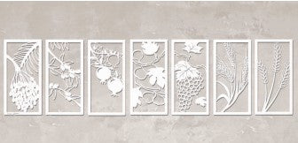 Set Of The Seven Shivat Haminim - Metal Art