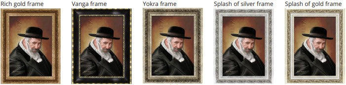 Reb Shayla Of Kerestir Portrait - Large Canvas Painting