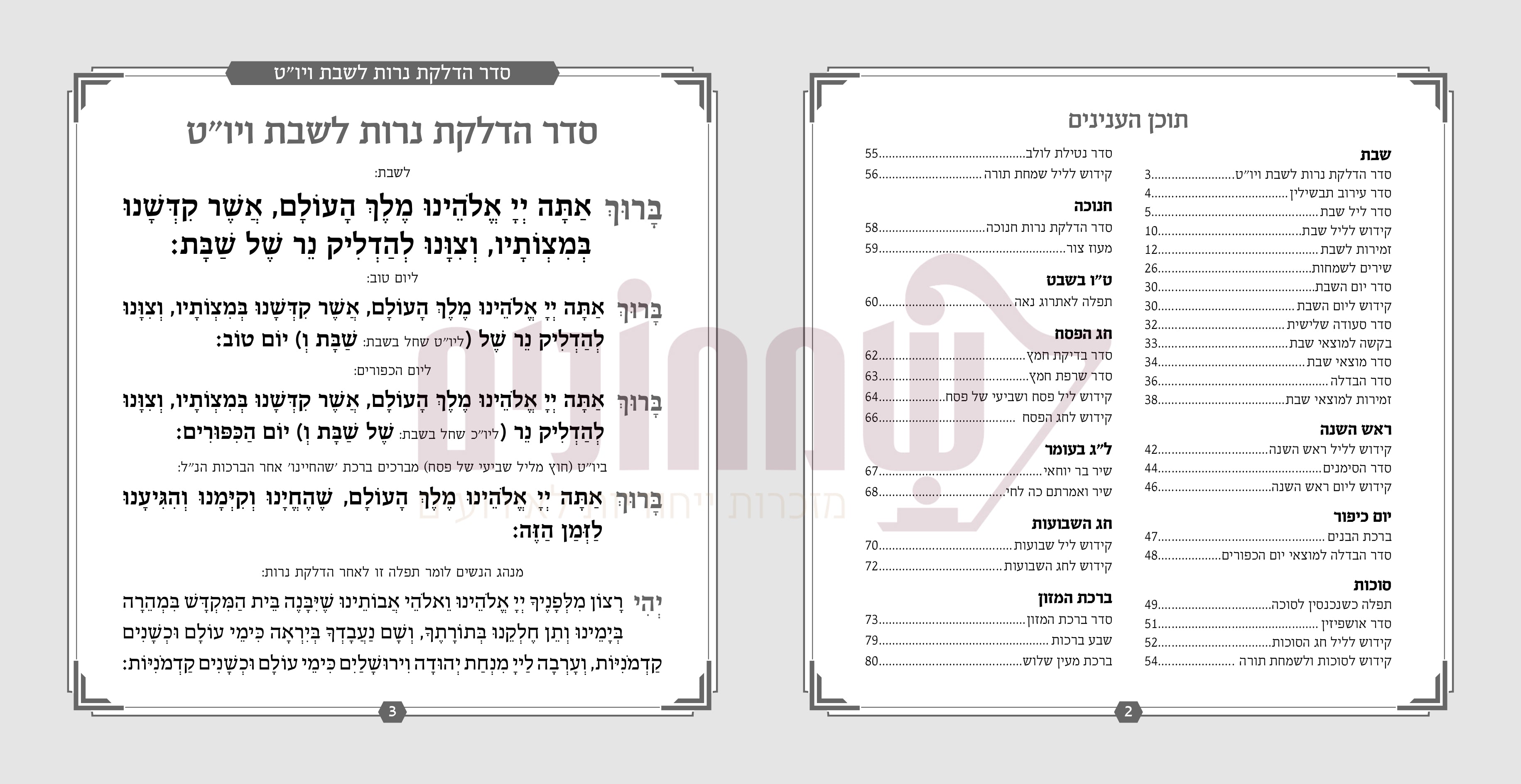 Kiddush and Zemiros Shabbos