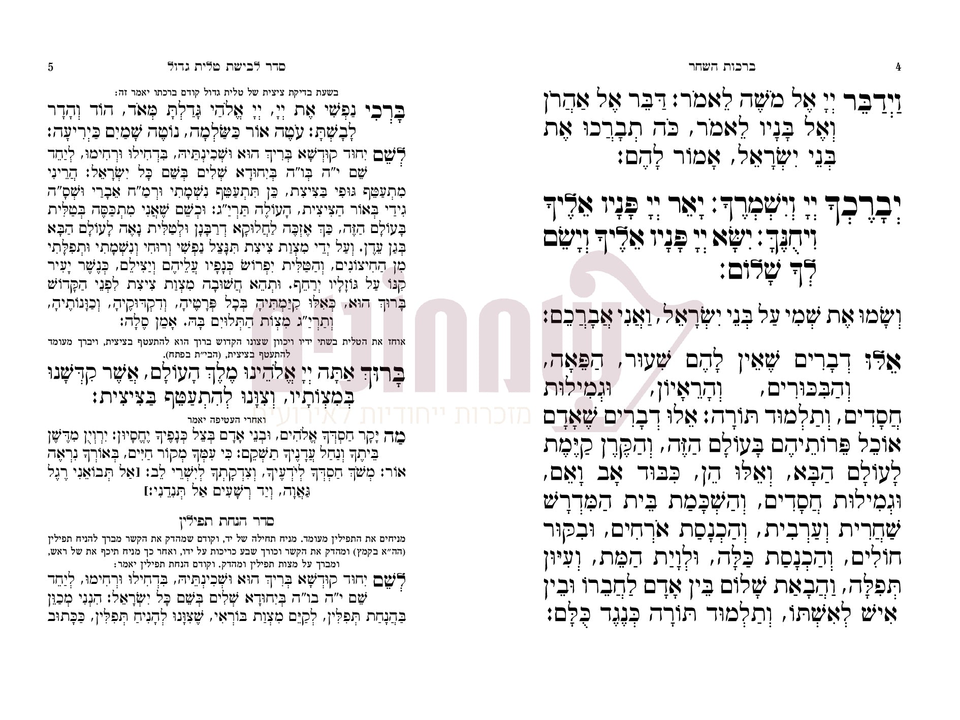 Leather Hard Cover Tefillas Hashlah