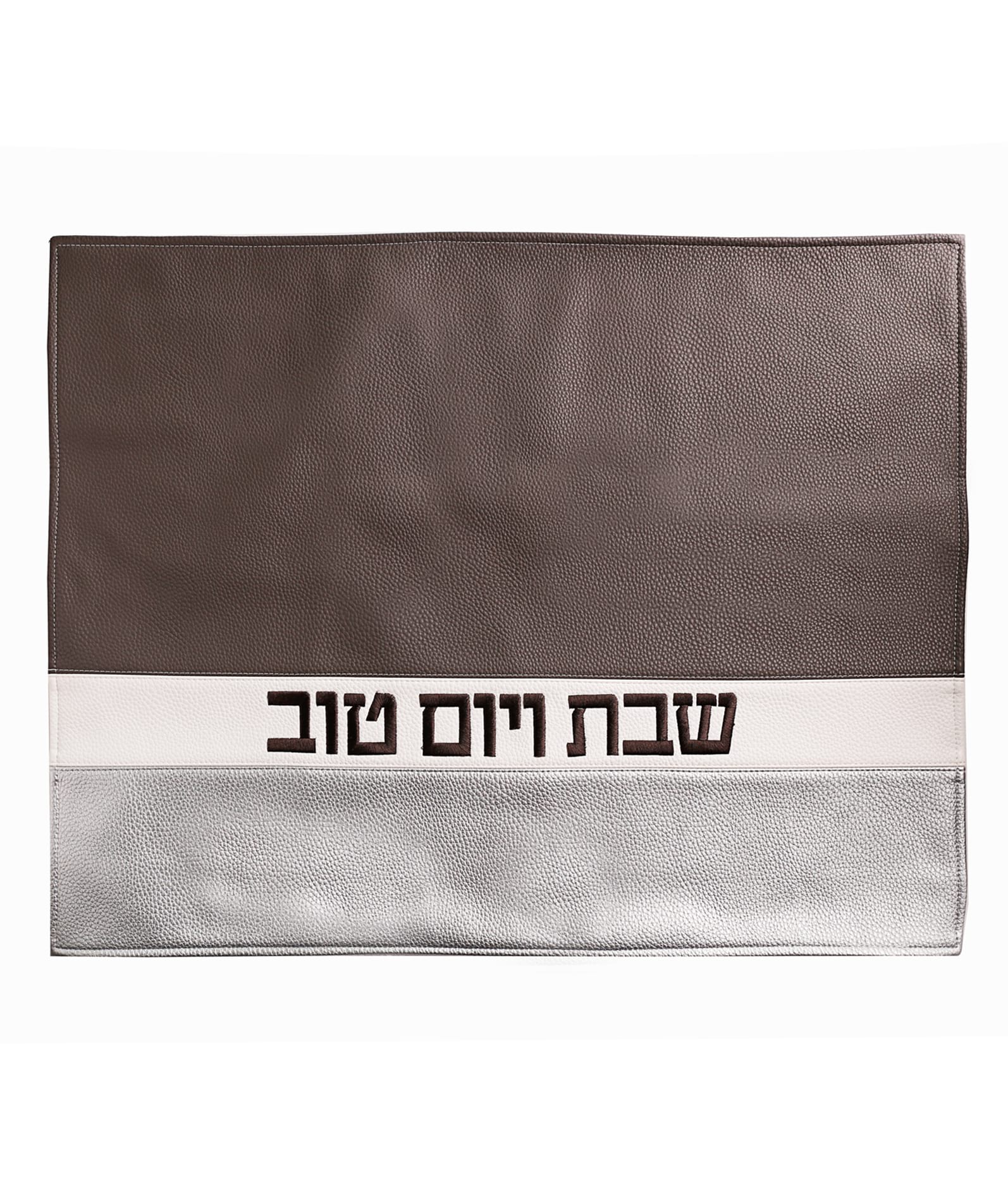 Leather Striped Challah Cover