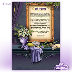 Seder Netilat Lulav Sukkah Material Banner