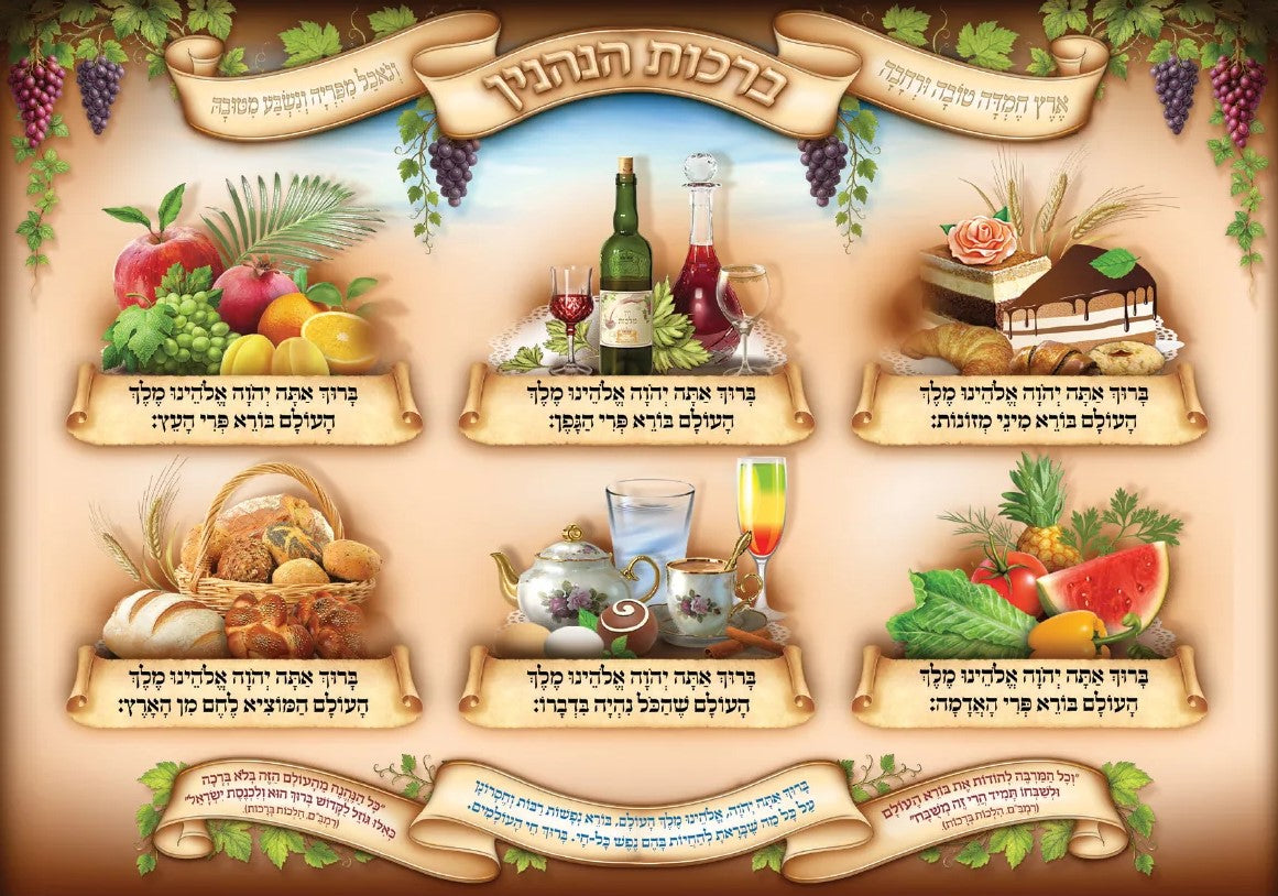 Birchos Hanehenin Sukkah Poster