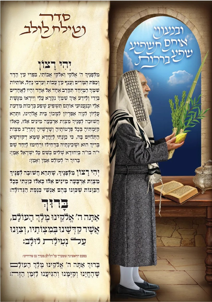 Netilas Lulav Sukkah Poster