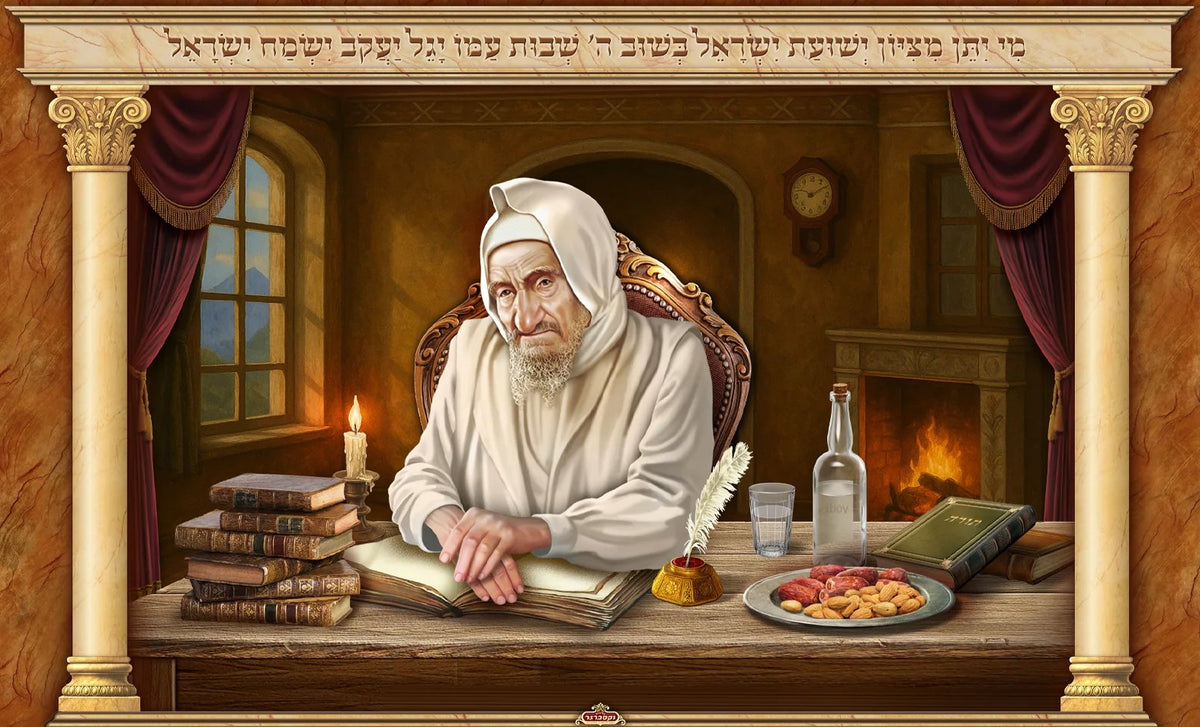 Baba Sali zt”l Sukkah Material Banner