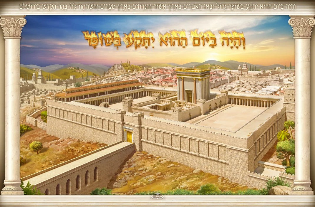 Beis Hamikdash Sukkah Material Banner