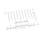 Linear Challa Board with Crumb Drawer