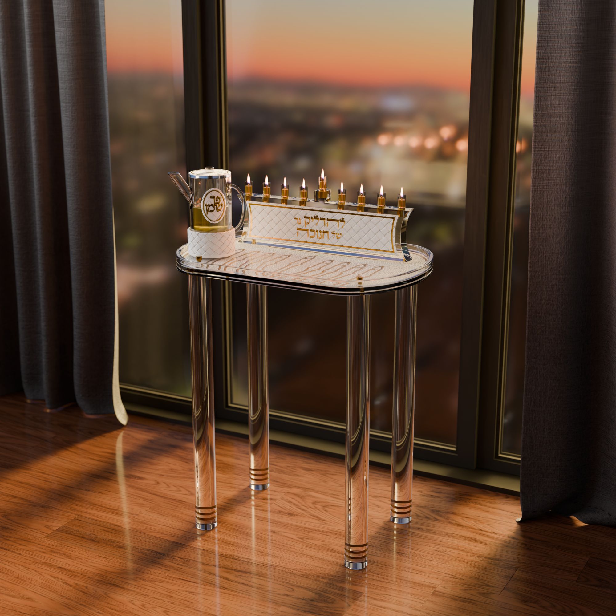 Woven Leatherite Oil Jug