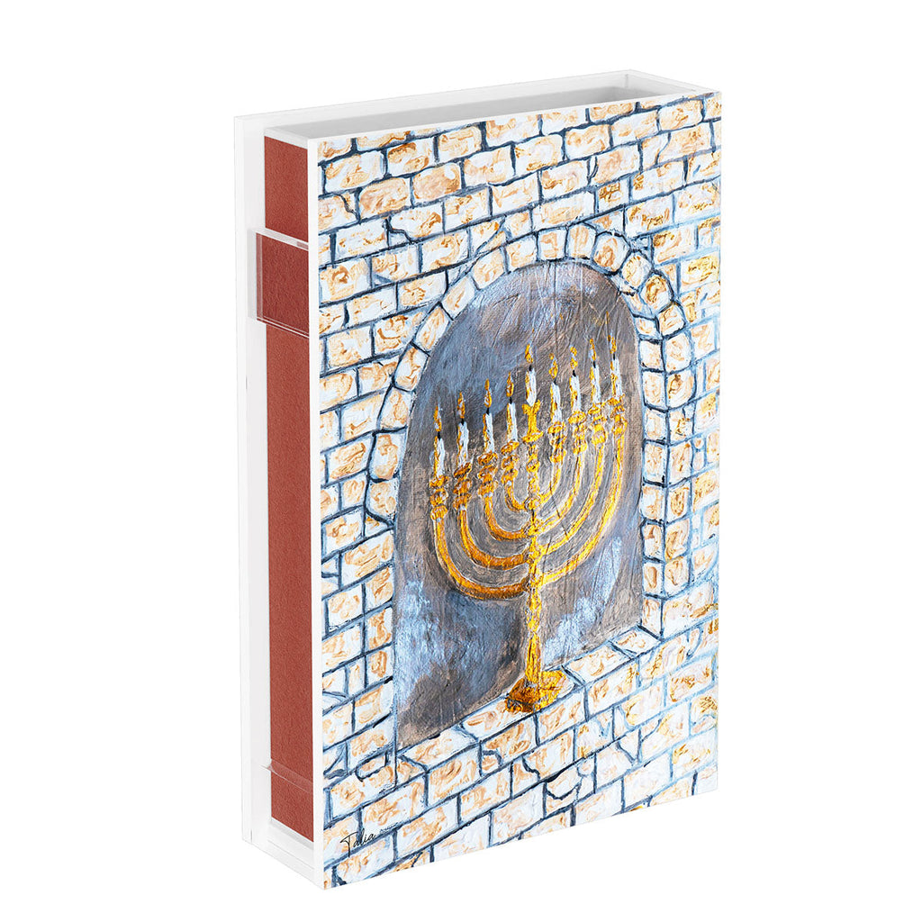 Ancient Yerushalayim Chanukah Matchbox