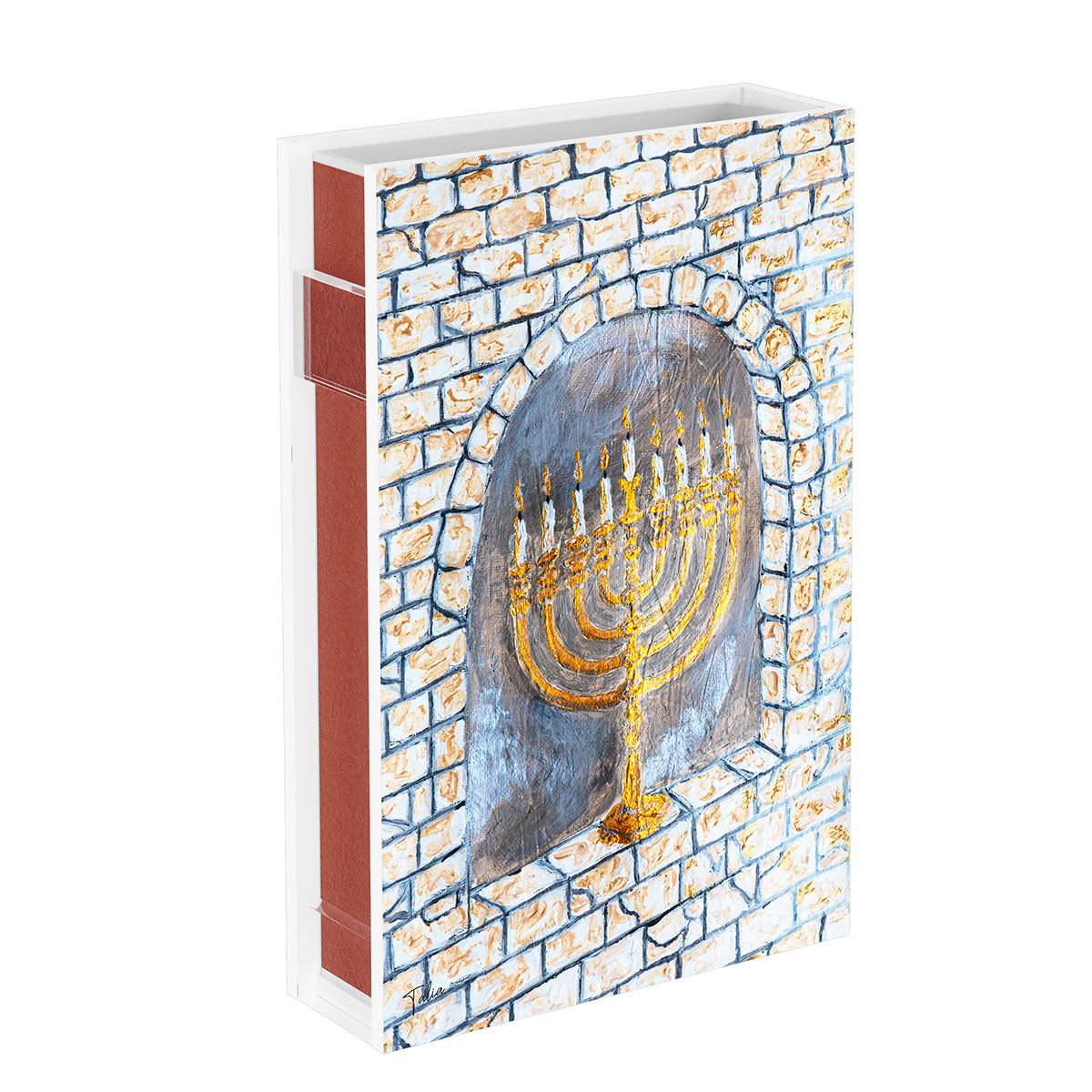 Ancient Yerushalayim Chanukah Matchbox