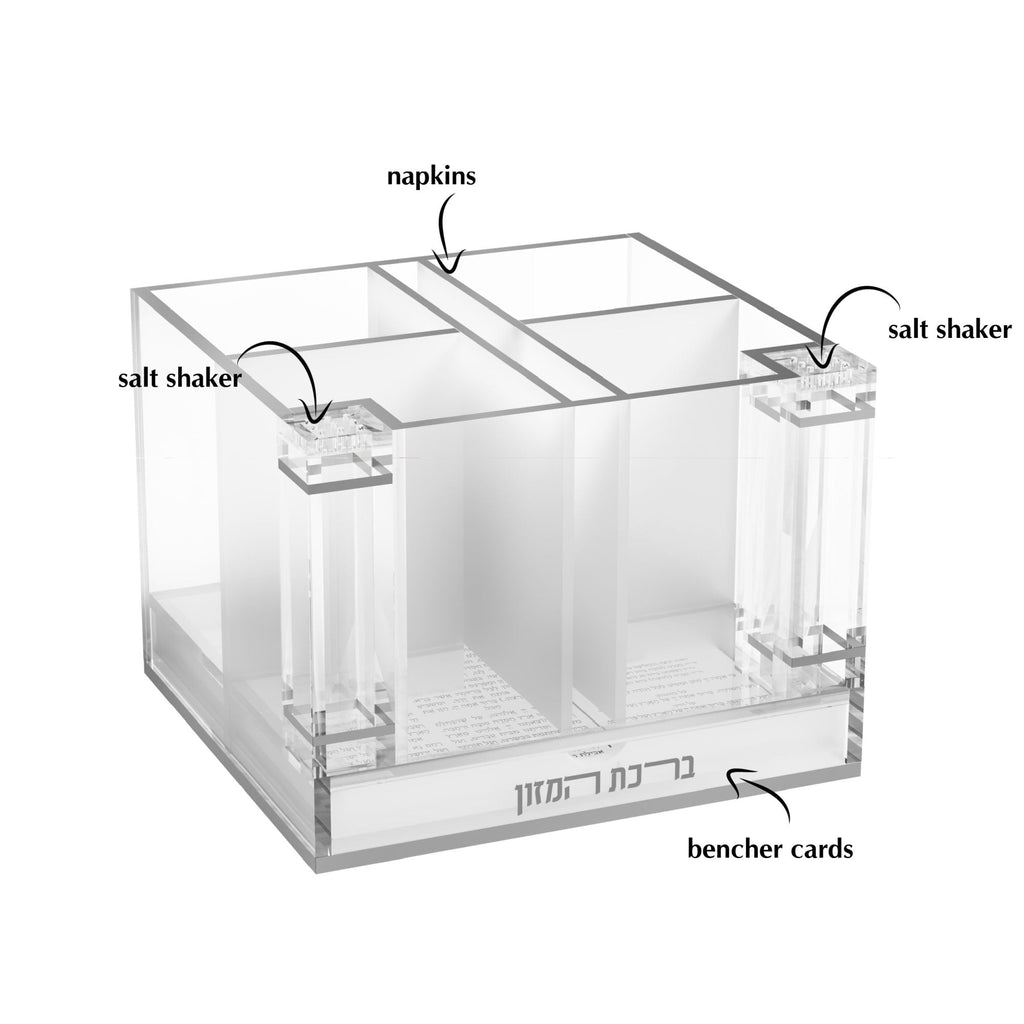 Classic Cutlery Holder with Salt & Bencher Set