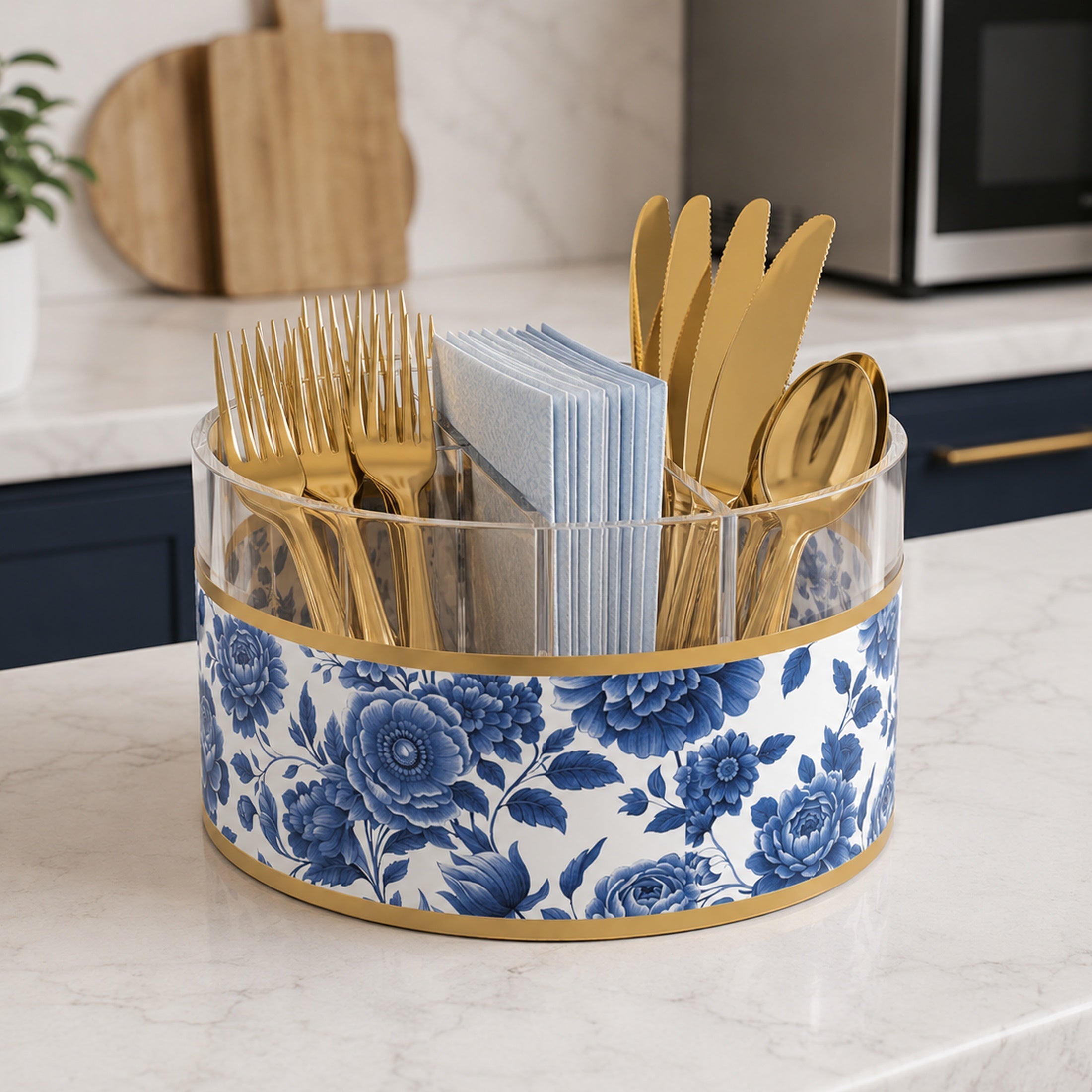 Maison Bloom Swivel Cutlery Holder