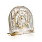 Golden Arch Chanukah Table Clock