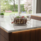 Ornate Garden Round Cake Log Holder