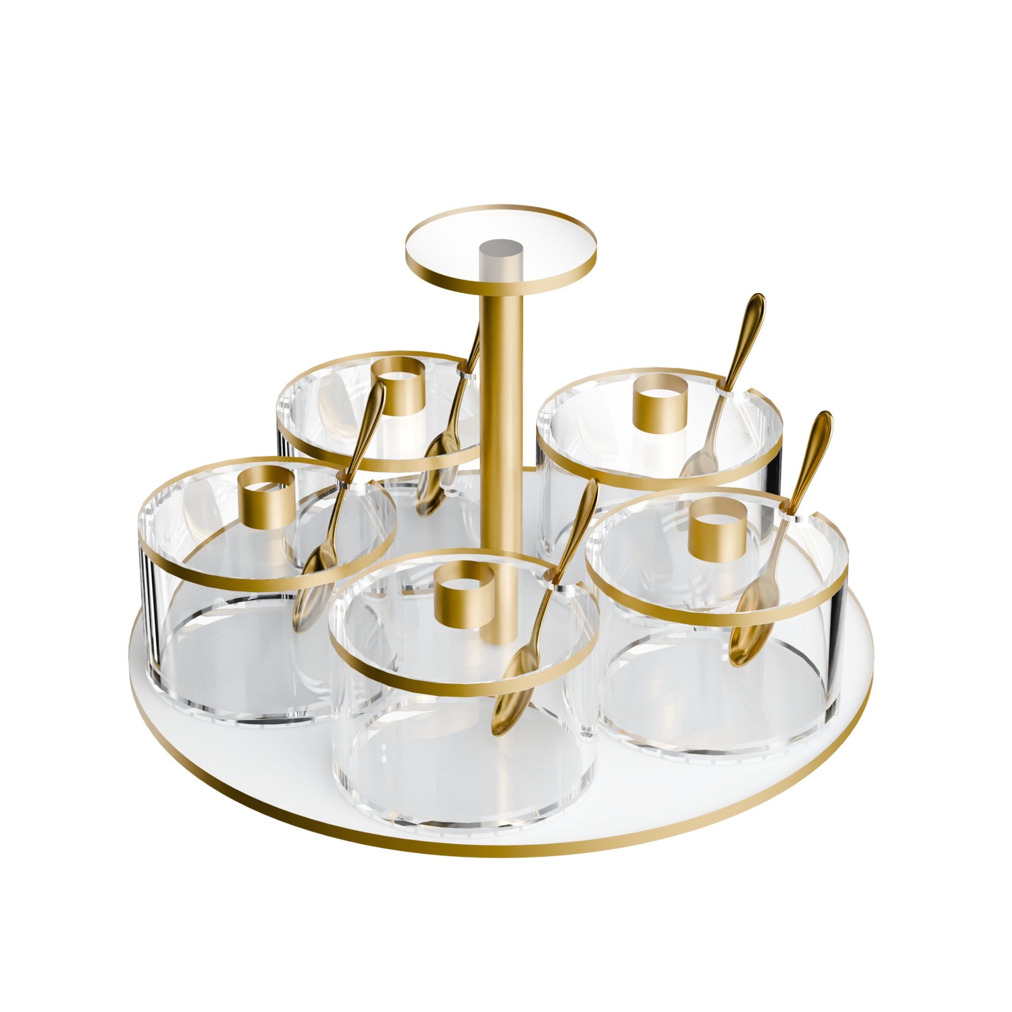 Classic Swivel Dip Dish (5 Dishes)