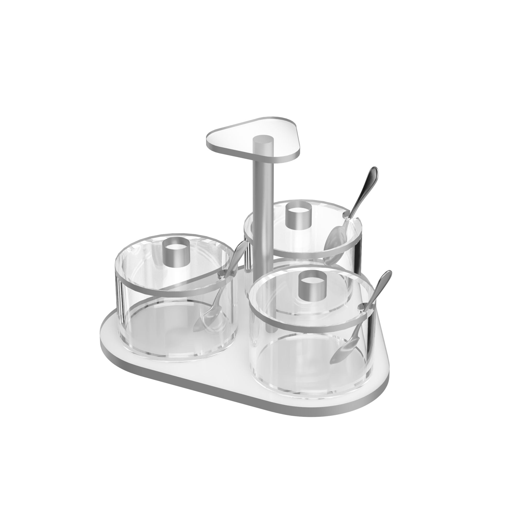 Classic Swivel Dip Dish (3 Dishes)