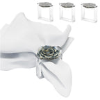 Black Rose Napkin Rings