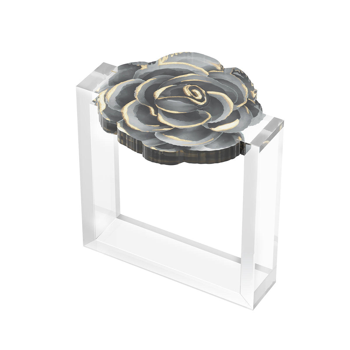 Black Rose Napkin Rings