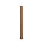 Leather Artwork Havdalah Set - Bronze Fire