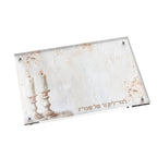 Leatherite Artwork Hadlakos Neiros Tray - Blush Rose