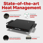 Made Safer Food Warming Hotplate – Size 32cm x 32cm (S)