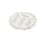 Woven Leather Seder Plate