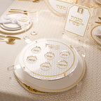Woven Leather Seder Plate