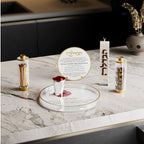 Round Classic Havdalah Tray