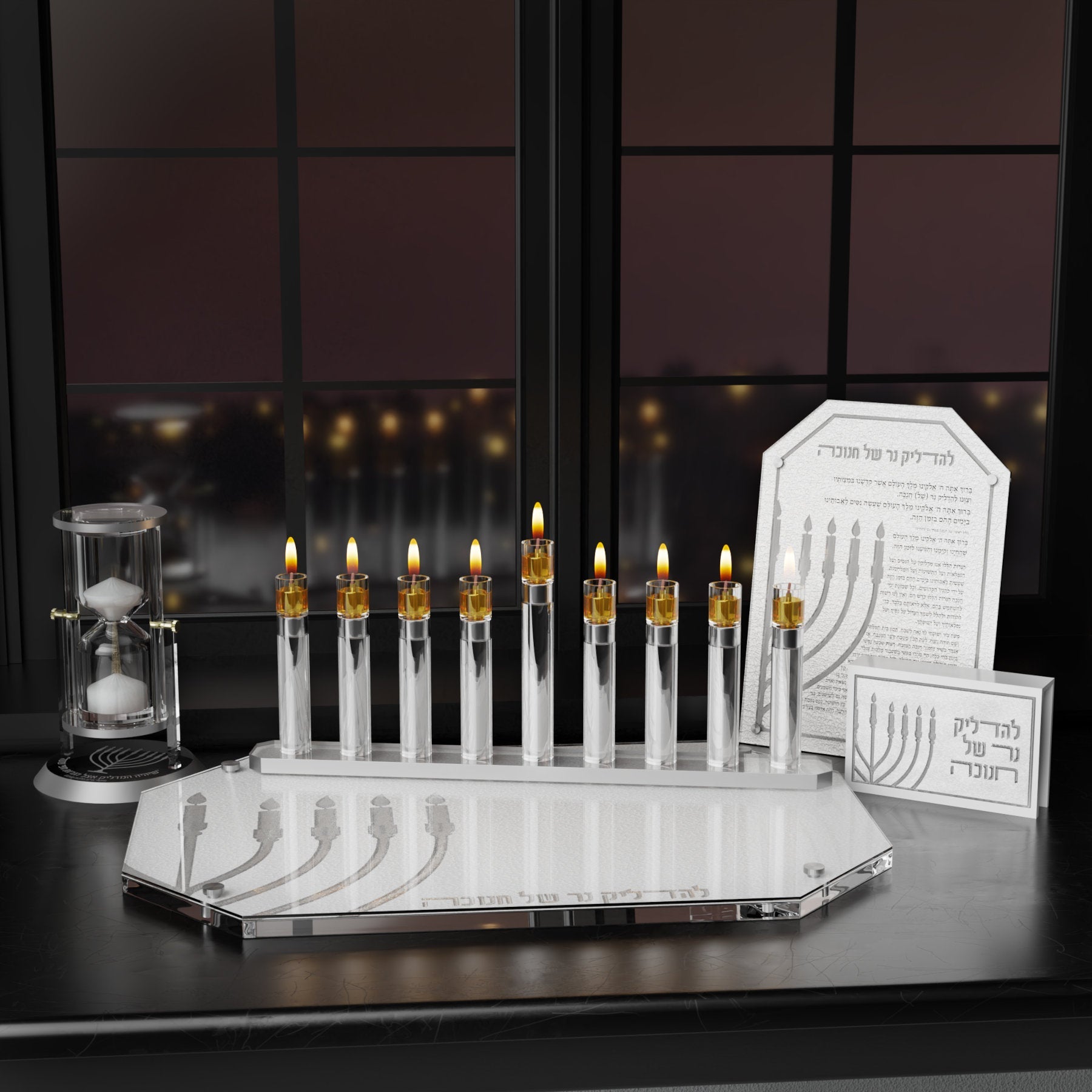 Leatherite Chanukah Tray v2