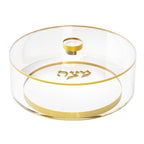 Round Matzah Box with Base