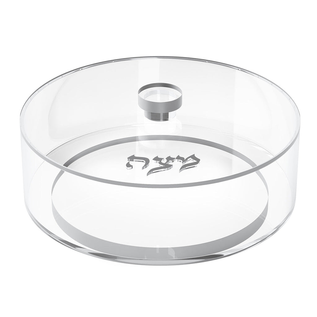 Round Matzah Box with Base