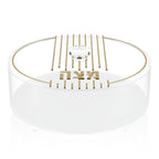 Linear Round Matzah Box