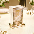 Radiant Yam Suf Swivel Pesach Bencher & Kiddush Set