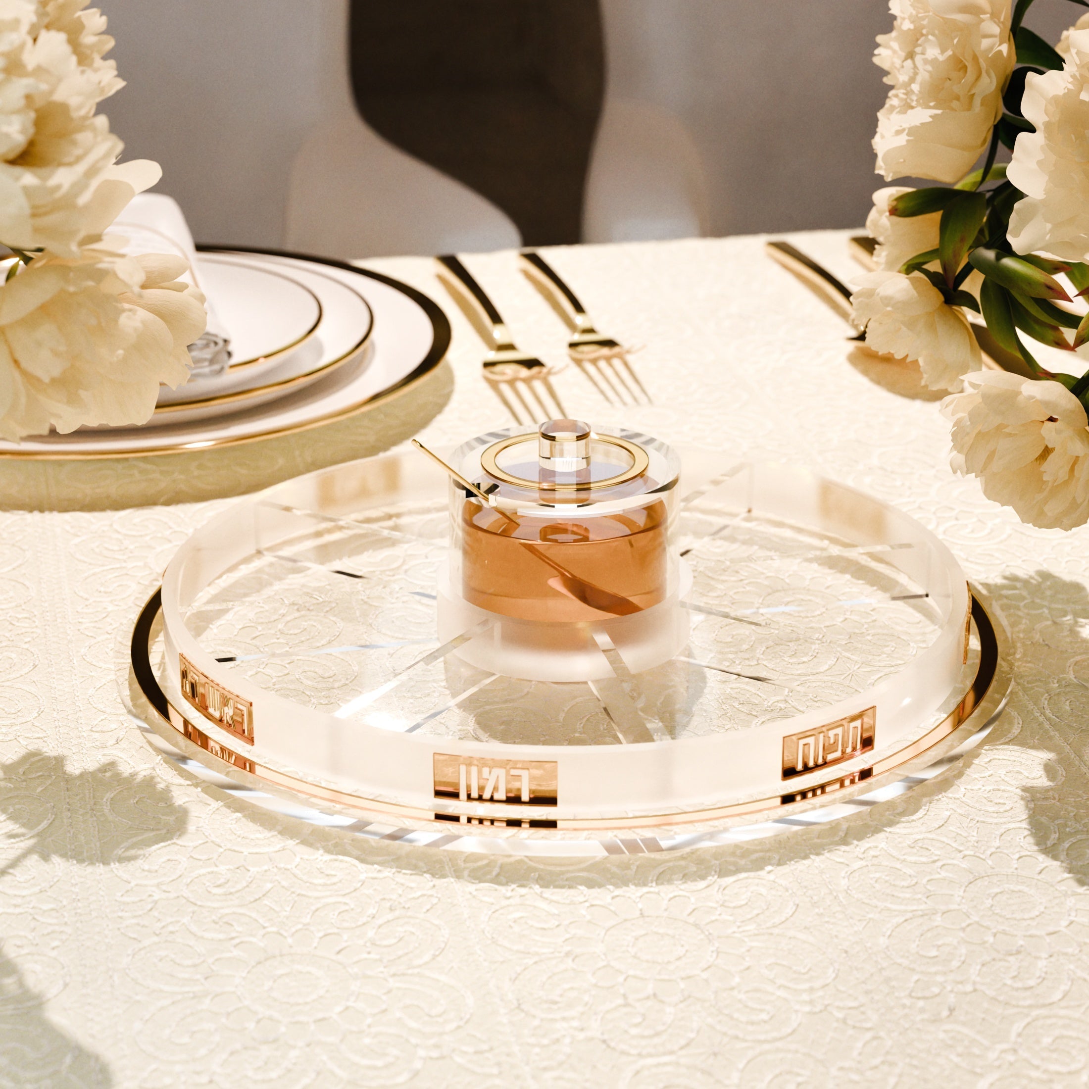 Lucent Simanim Tray