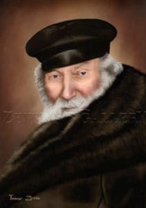 Chafetz Haim Portrait - Canvas Painting