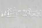 Jerusalem Skyline - Metal Art