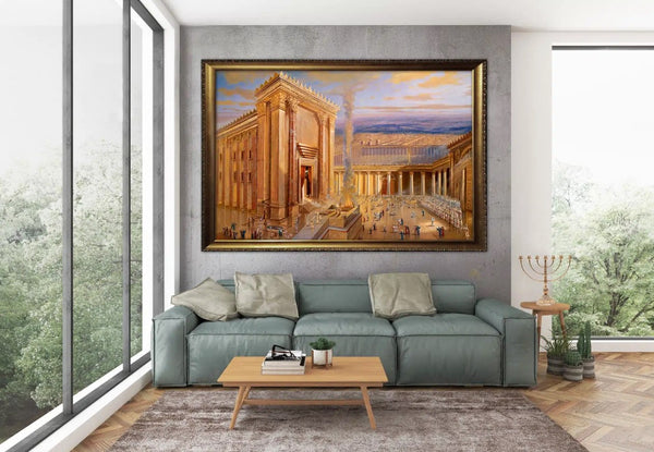 The Second Holy Jewish Temple in Jerusalem Painting