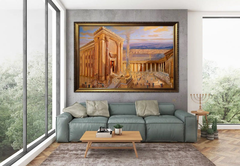 The Second Holy Jewish Temple in Jerusalem Painting