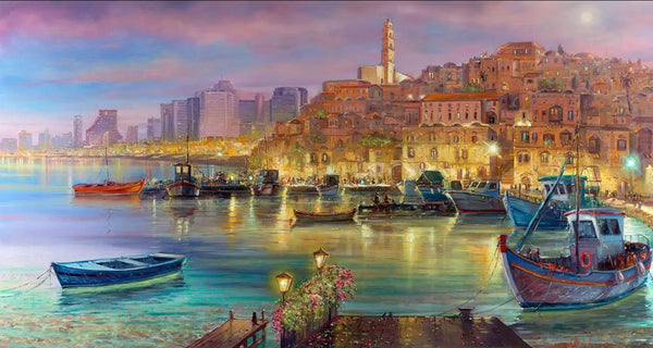 Jaffa Port Painting