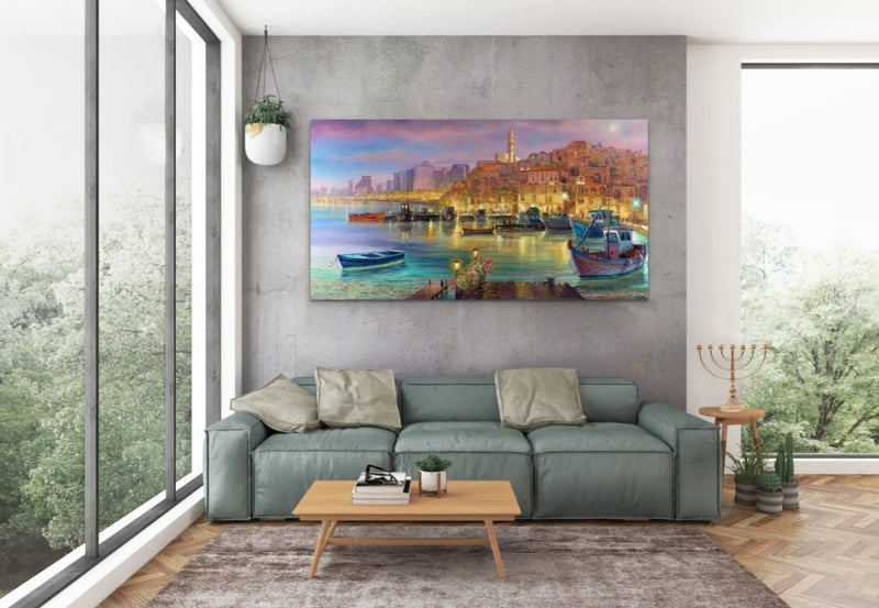 Jaffa Port Painting