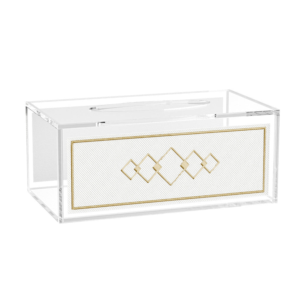 Double Leatherite Tissue Box