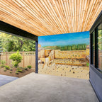 Coloured Kosel Vinyl Sukkah Decoration