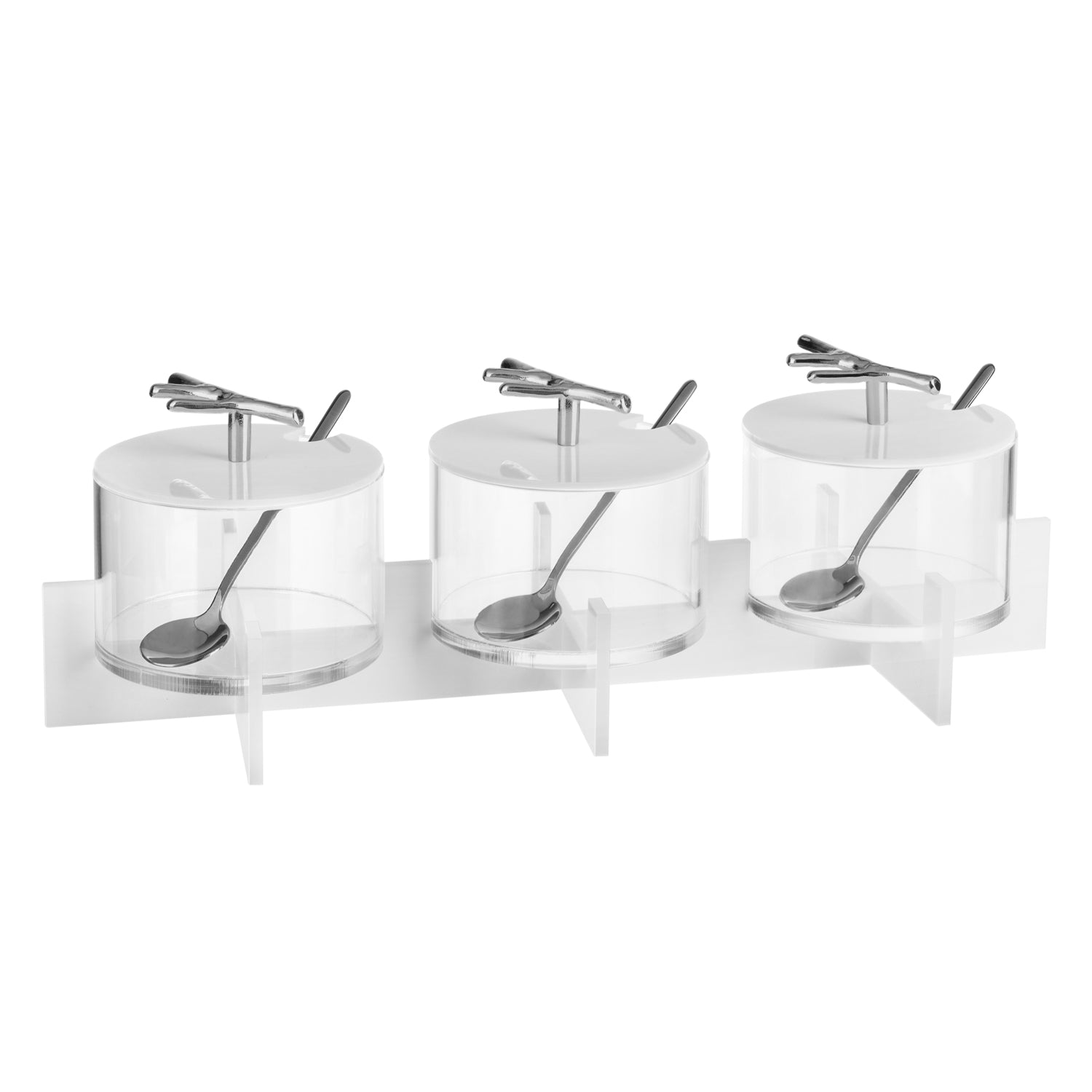 MetaLucite Twig Dip Bowl Set