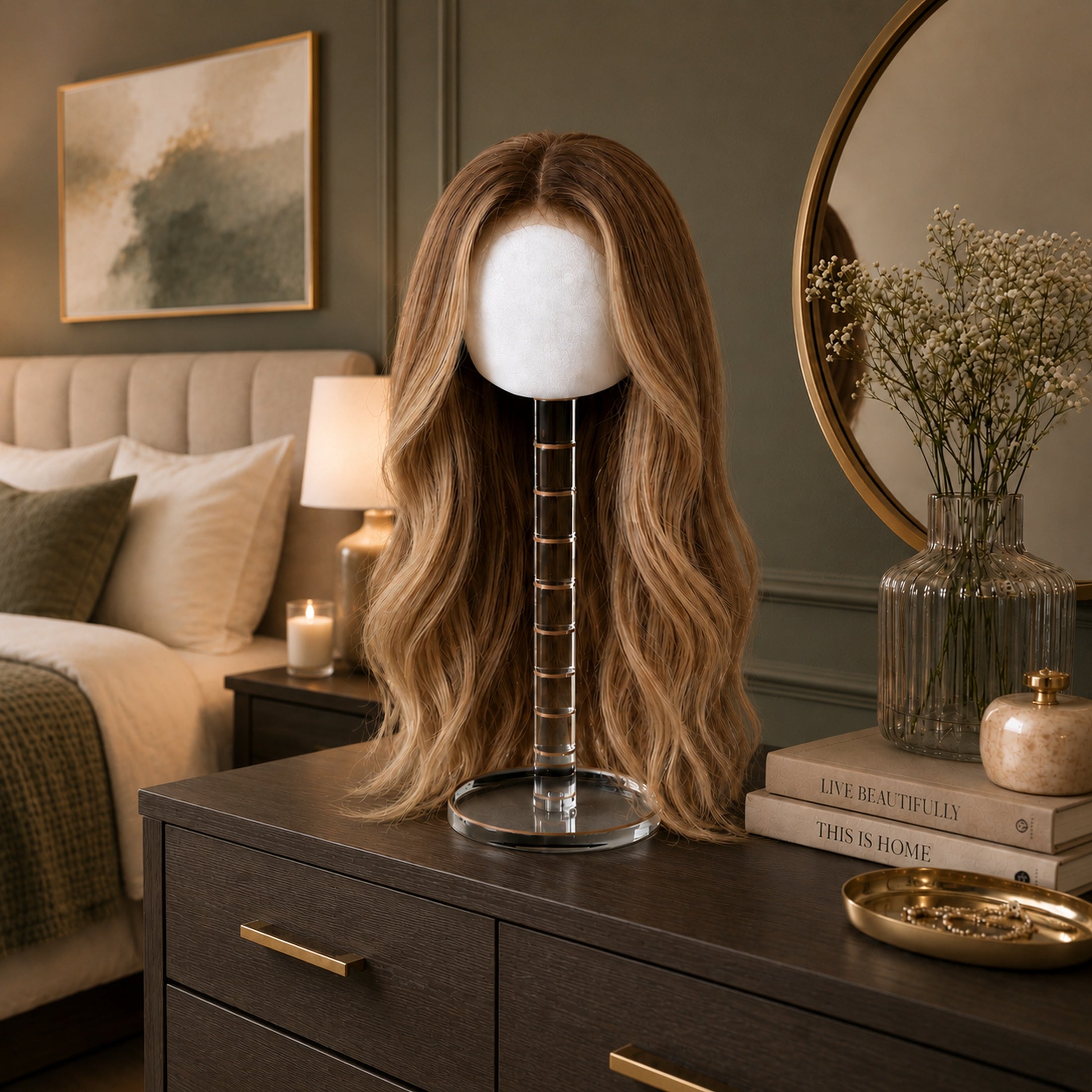 Classic Etched Wig Head