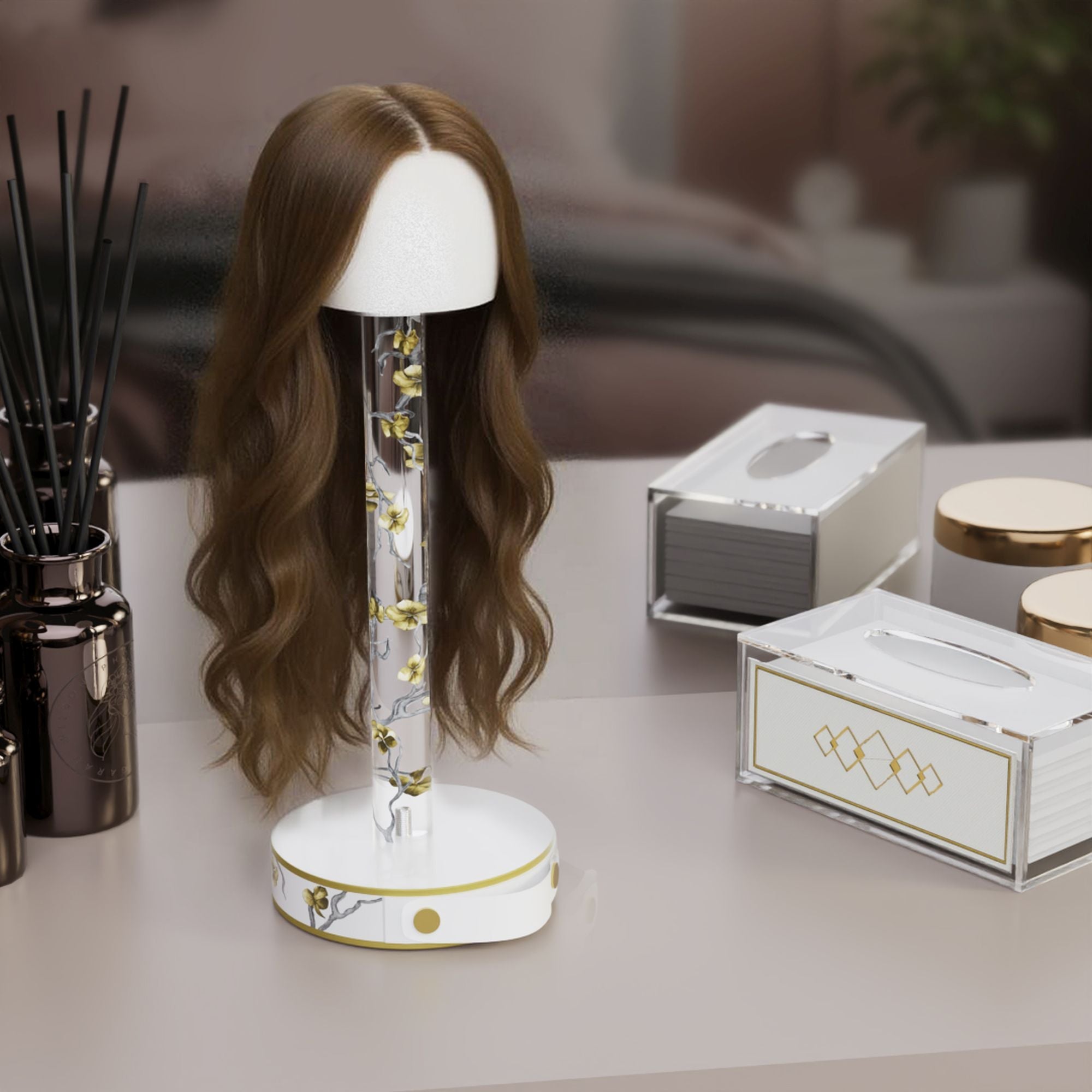 Golden Branch Wig Head