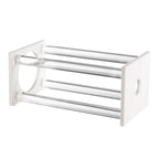 White Dowel Wine Stand