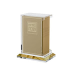 Swivel Leather & Lucite Zemiros Set