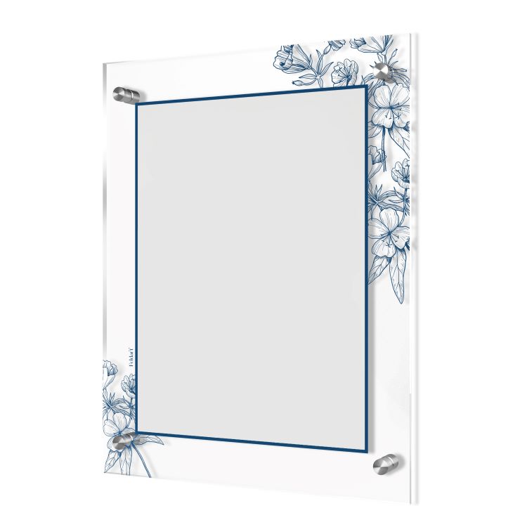 Custom Blue Floral