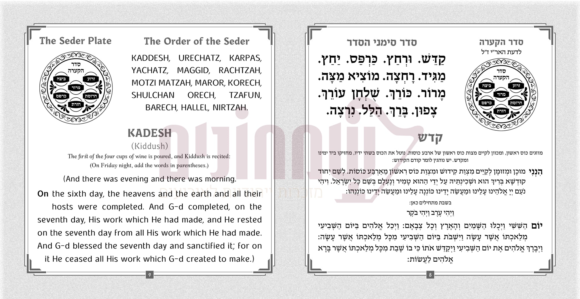 Haggadah Hebrew-English